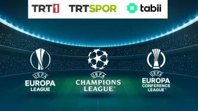 TRT'de 3 günde 34 UEFA maçı canlı yayınlanacak!