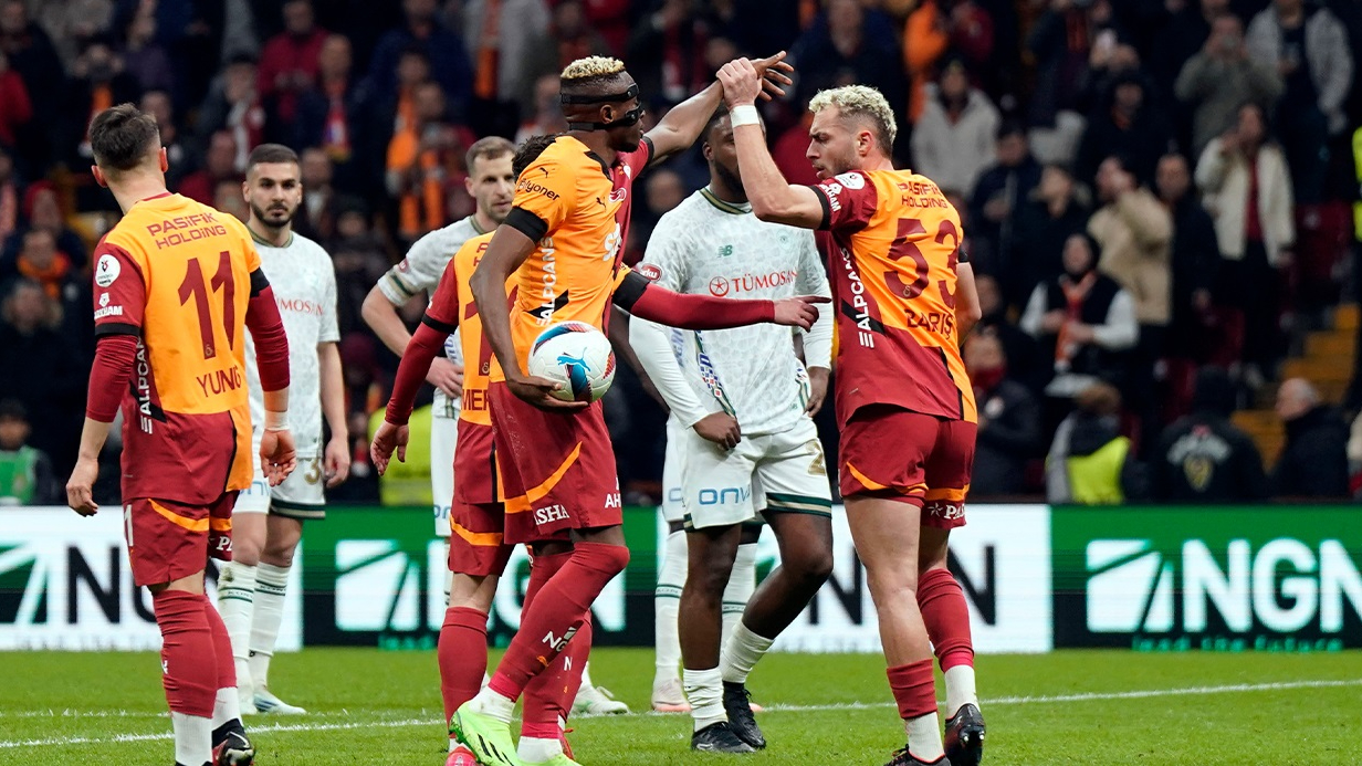 Tek golle 3 puanı aldı! Galatasaray evinde hata yapmadı!