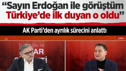 DEVA Partisi Genel Başkanı Ali Babacan: Sayın Erdoğan ile görüştüm!