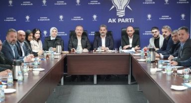 AK Parti Kayseri İl Başkanı Fatih Üzüm, 17 Ocak Kongresi İçin Hazırlıkları Görüştü!