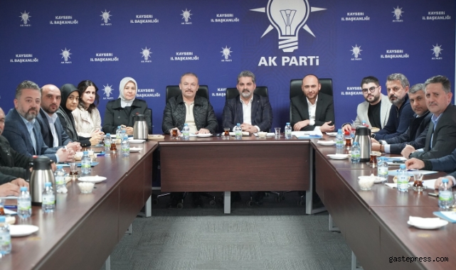 AK Parti Kayseri İl Başkanı Fatih Üzüm, 17 Ocak Kongresi İçin Hazırlıkları Görüştü!