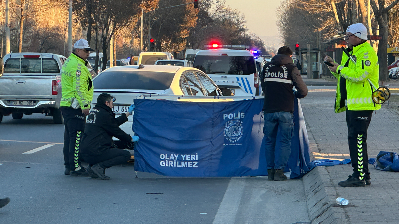 Kayseri’de otomobilin çarptığı şahıs hayatını kaybetti!