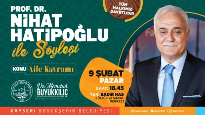 Nihat Hatipoğlu Kayseri'de konferans verecek!