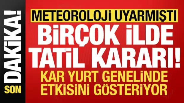 Son dakika: İstanbul'da kar başladı, bazı uçuşlar iptal edildi! Birçok ilde tatil kararı..