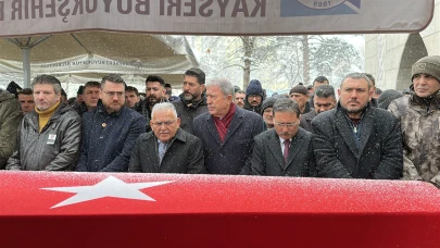 Kayserili Kıbrıs gazisi toprağa verildi!