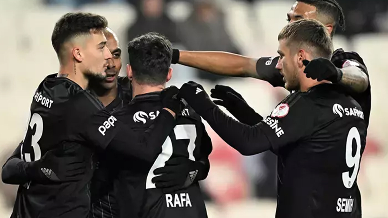 Beşiktaş, deplasmanda Sivasspor'u 2-0 mağlup etti!