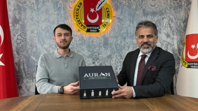 Auran Kozmetik Kurucusu Abdullah Karataş’tan Kayseri Gazeteciler Cemiyeti’ne Ziyaret!