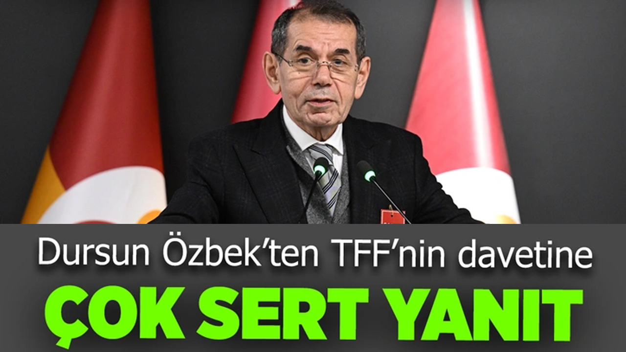 Dursun Özbek'ten TFF'nin davetine sert yanıt: "Amaçları reklam çalışması yapmaksa bunun tarafı olmayacağım"