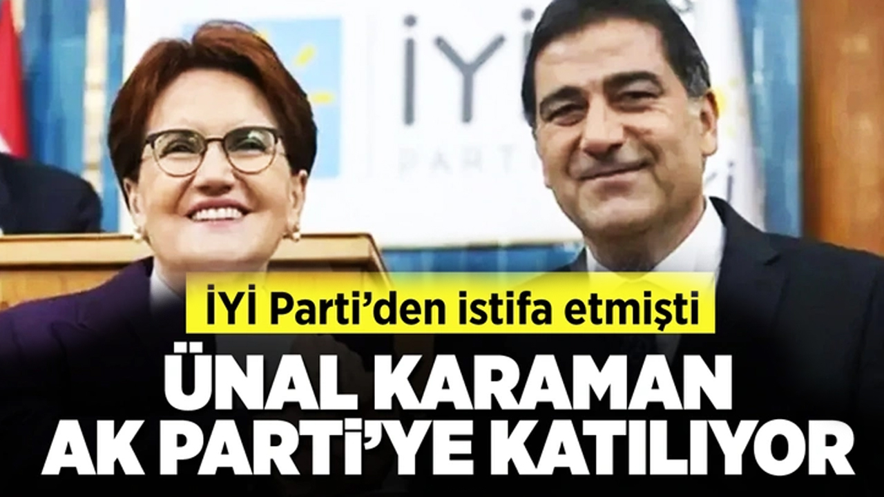 Ünal Karaman, pazar günü AK Parti'ye katılacak!