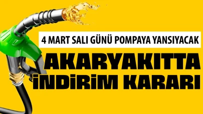 Benzine indirim geliyor! Akaryakıt fiyatlarında tabela değişiyor!