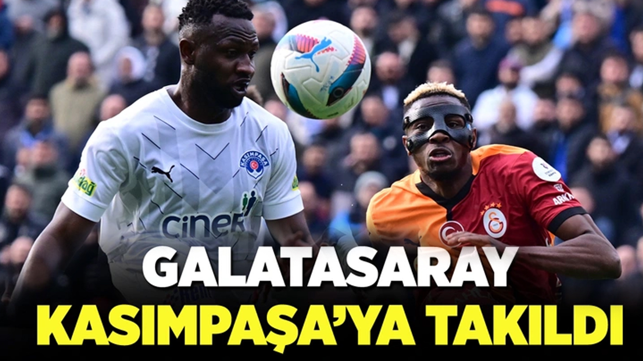 Kasımpaşa - Galatasaray: 3-3