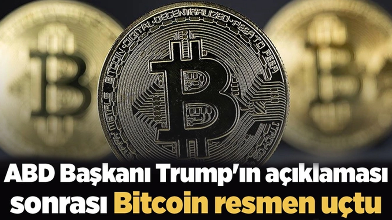 ABD Başkanı Trump'ın açıklaması sonrası Bitcoin resmen uçtu!