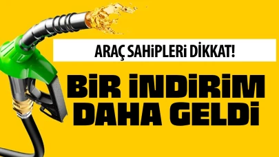 Benzine bir indirim daha geldi!