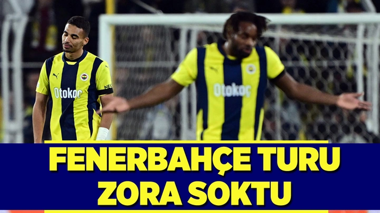 Fenerbahçe Avrupa Ligi'nde turu zora soktu!