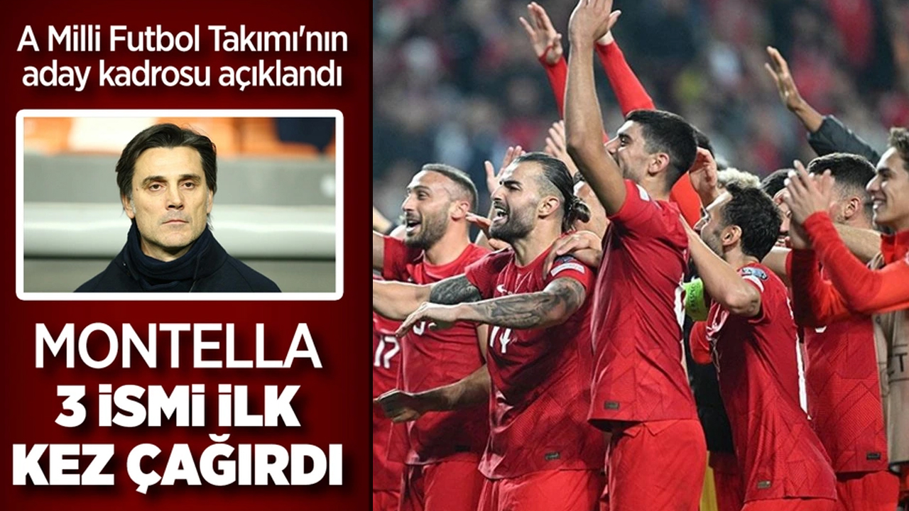 A Milli Futbol Takımı'nın aday kadrosu açıklandı! Kadroda 3 yeni isim...