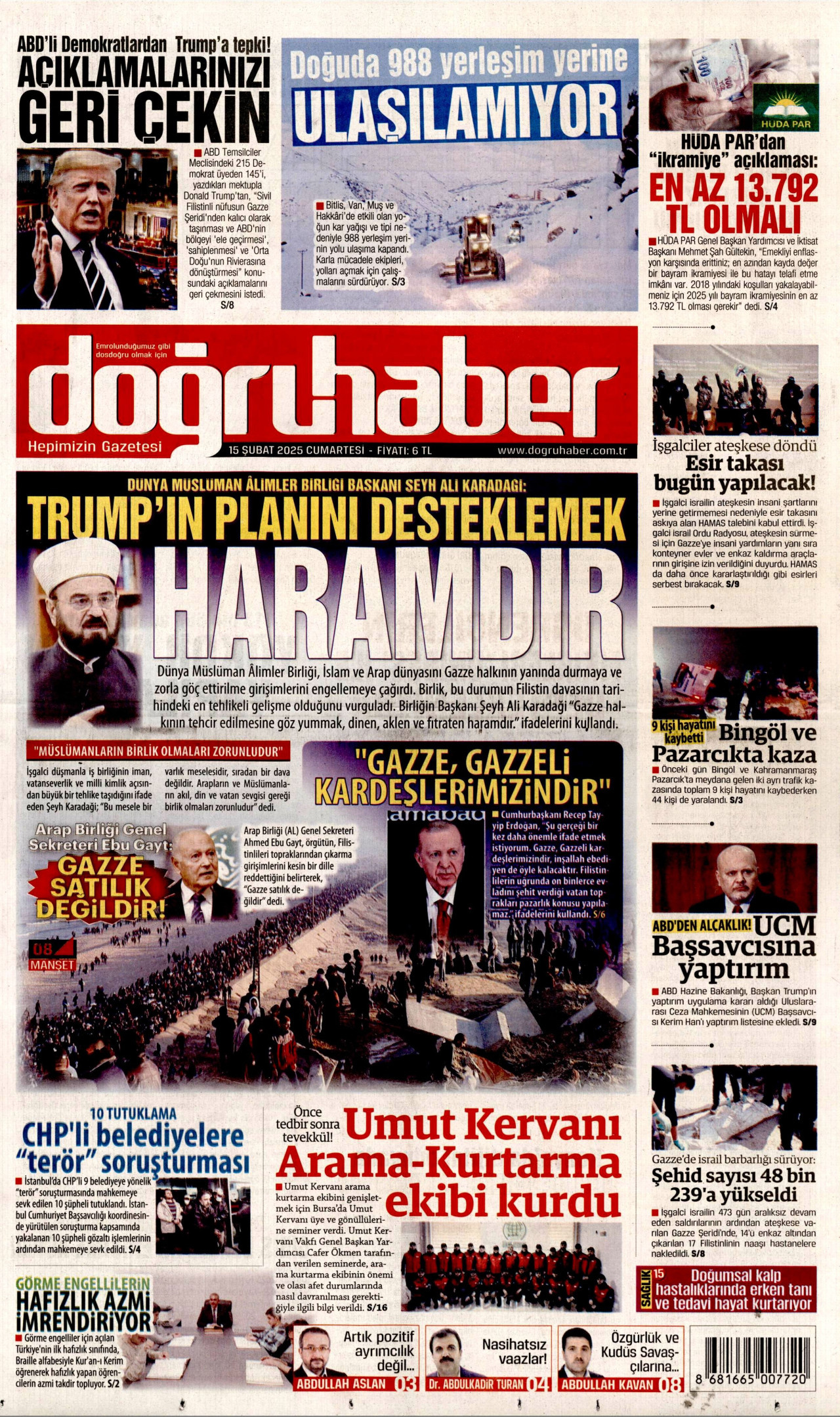 DOĞRU HABER Gazete Manşeti